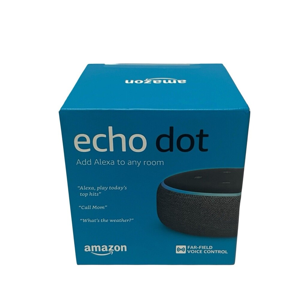 Amazon Echo Dot (3rd Generation) Smart Speaker - Charcoal - NEW SEALED
